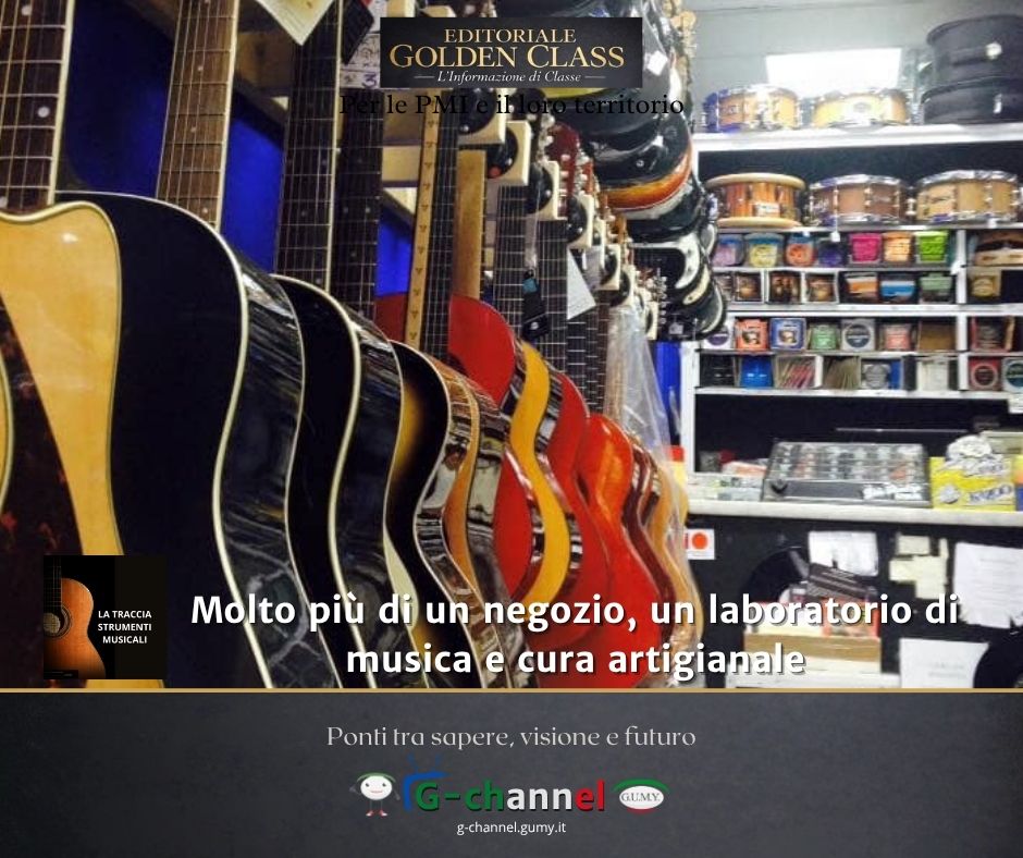 Molto più di un negozio, un laboratorio di musica e cura artigianale
